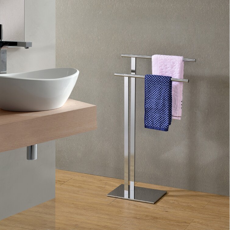 Floor towel cheap stand for bathroom